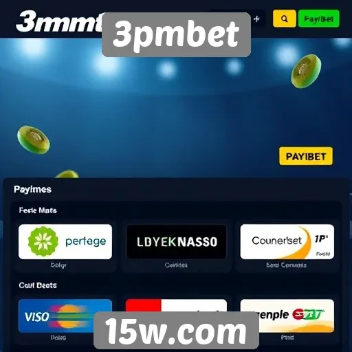 Opções de pagamento disponíveis no 3pmbet
